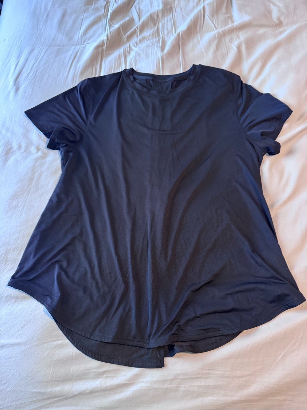 lululemon athletica lightweight split back training tshirt